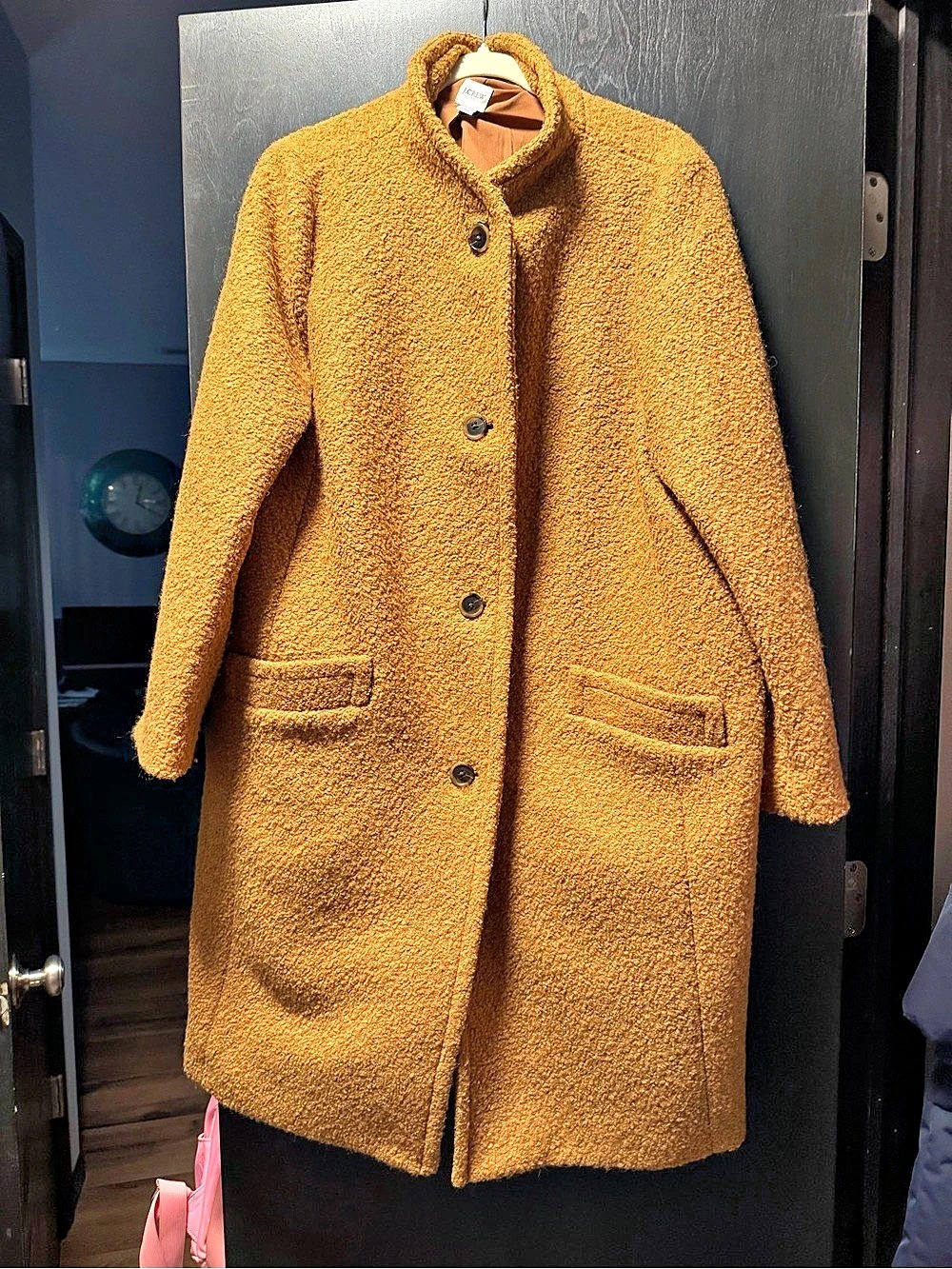 J.Crew Teddy Coat in Brown Size 20 Like New